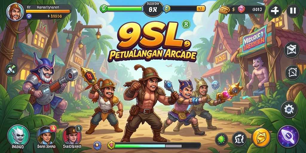 Tampilan gameplay seru dan adiktif di 9SL.