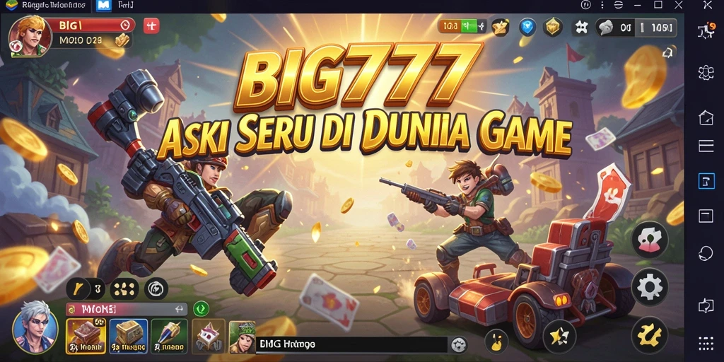 Tangkapan layar menunjukkan aksi seru dalam gameplay BIG777.
