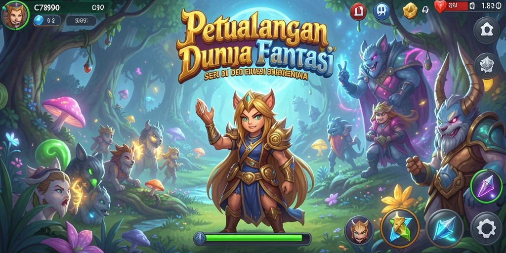Tampilan gameplay petualangan unik dari C7890 yang menakjubkan.