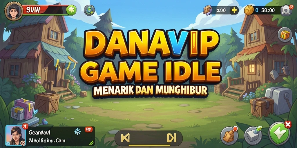 Tampilan gameplay menarik dari DANAVIP dengan karakter unik.