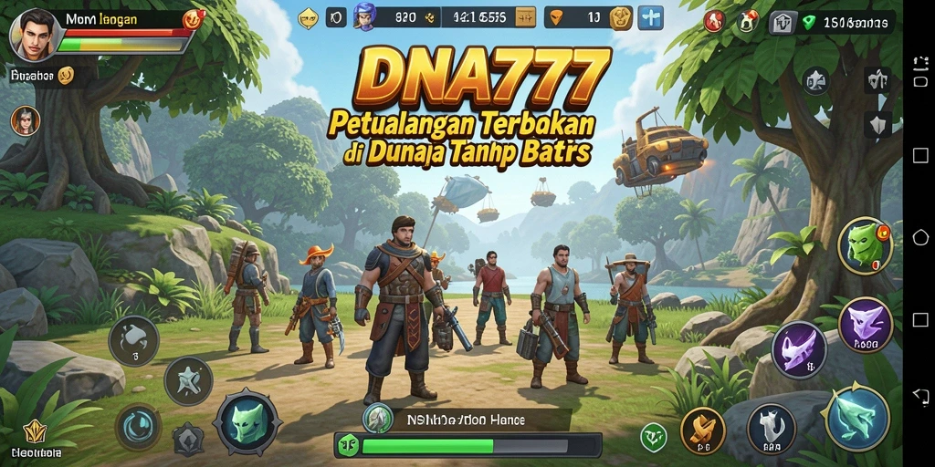 Screenshot dari gameplay Open World yang menampilkan petualangan menarik di DNA777.
