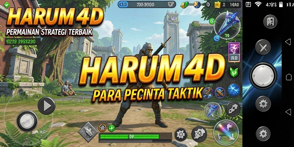 Tampilan gameplay menarik dari HARUM4D yang penuh strategi.