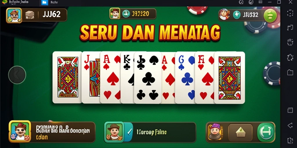 Gameplay seru dan menarik dari permainan Domino JJ62.