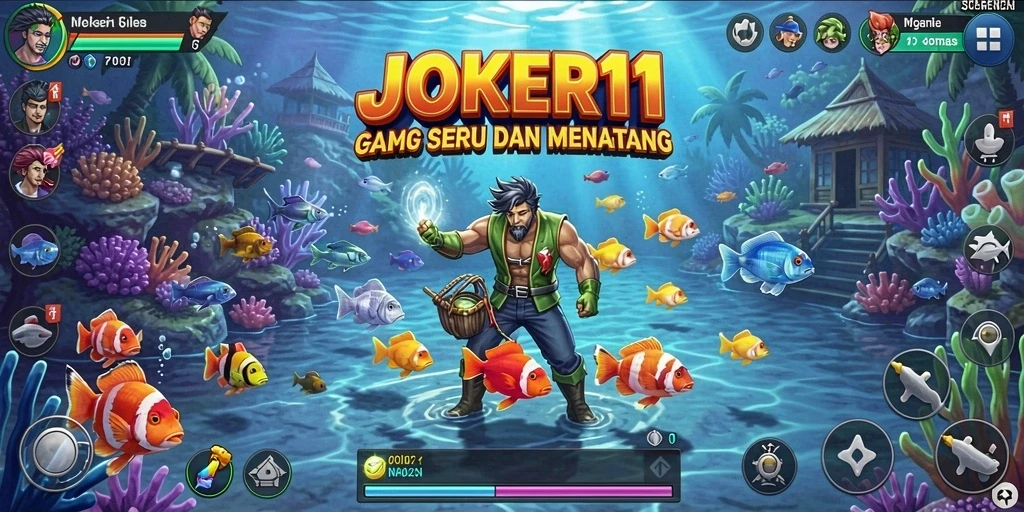 Tangkapan ikan besar di game JOKER11 yang seru dan menarik.