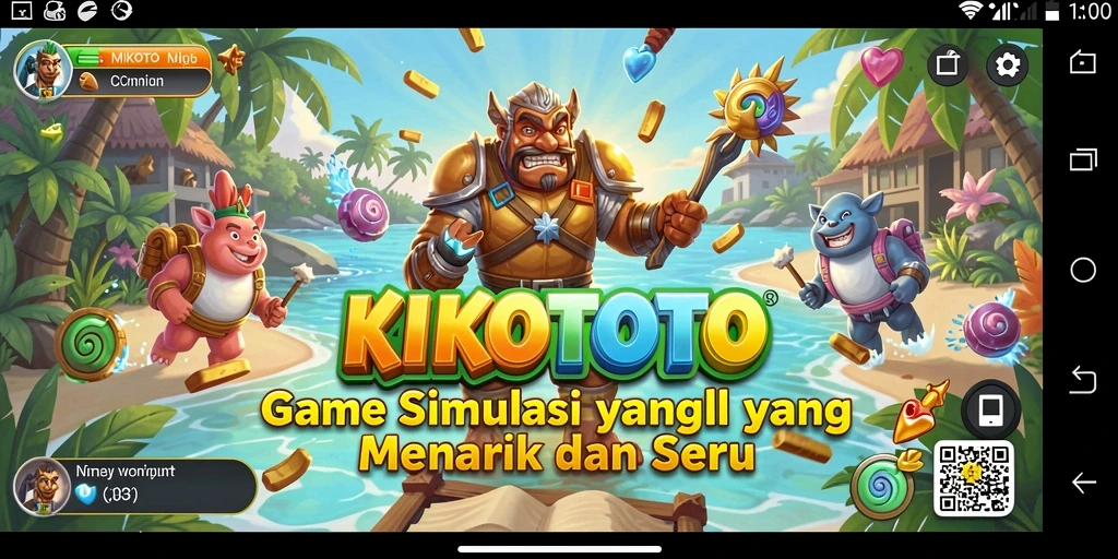 Tangkapan layar KIKOTOTO menampilkan gameplay menarik dan interaksi karakter.