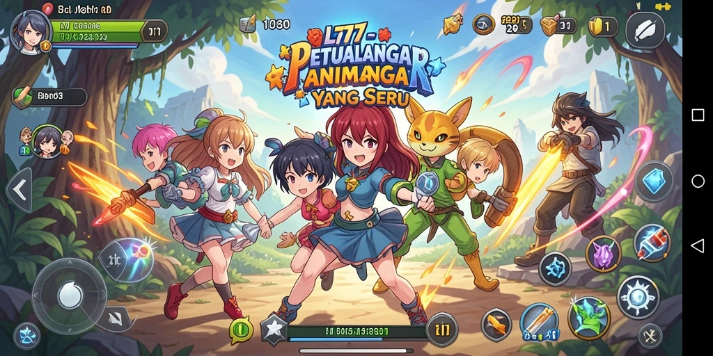 Tampilan gameplay yang menakjubkan dari game Anime L777.