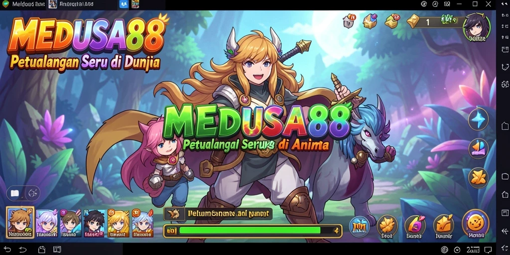 Gameplay MEDUSA88 yang penuh warna dan interaktif.