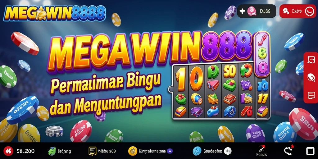 Tampilan gameplay seru di MEGAWIN888 dengan interaksi Bingo.
