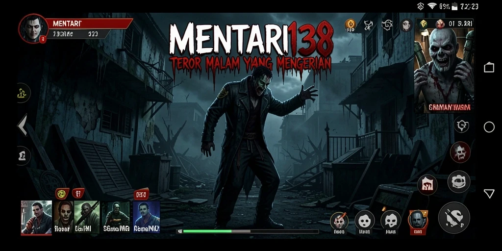 Gameplay menyeramkan dengan suasana mencekam di MENTARI138.