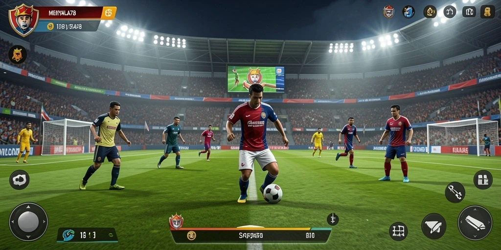 Tampilan gameplay MENYALA78 yang penuh aksi dan menegangkan.
