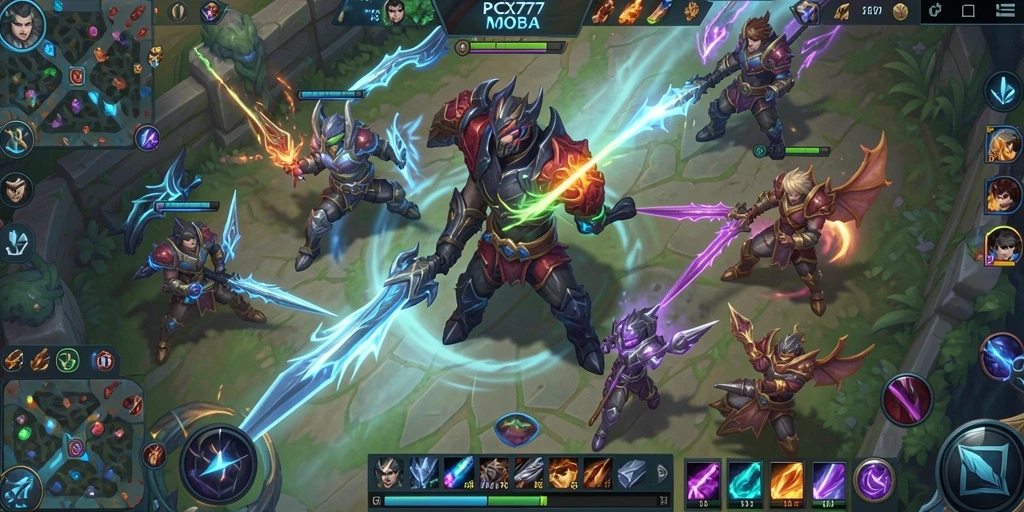 Tampilan menarik dari gameplay <strong>PCX777</strong> yang penuh aksi.