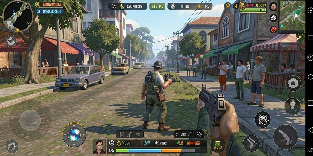 Tampilan gameplay PP7 yang interaktif dan menarik dalam dunia simulasi.