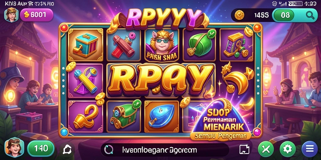 Tampilan gameplay menyenangkan dari RPYYY dengan grafik Slot yang menarik.
