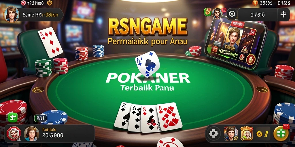 Gameplay poker yang mendebarkan di RSNGAME.