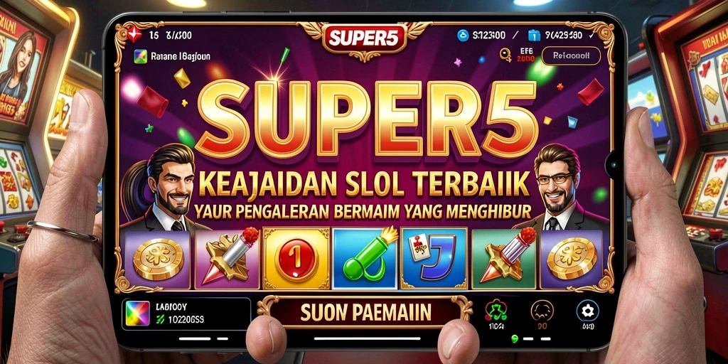 Tampilan gameplay <strong>SUPER5</strong> yang dinamis dan menarik, memikat pemain untuk terus bermain.