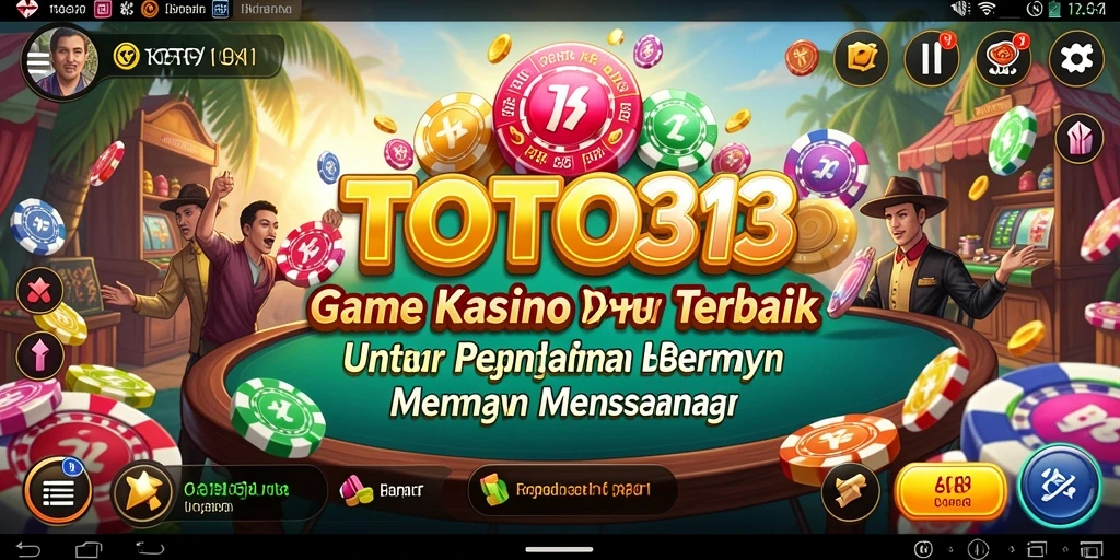 Tampilan utama gameplay Kasino di TOTO313 yang menarik.