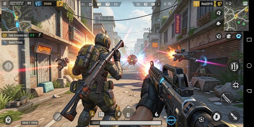 Tampilan gameplay V87 dengan aksi seru dan strategi mendebarkan.